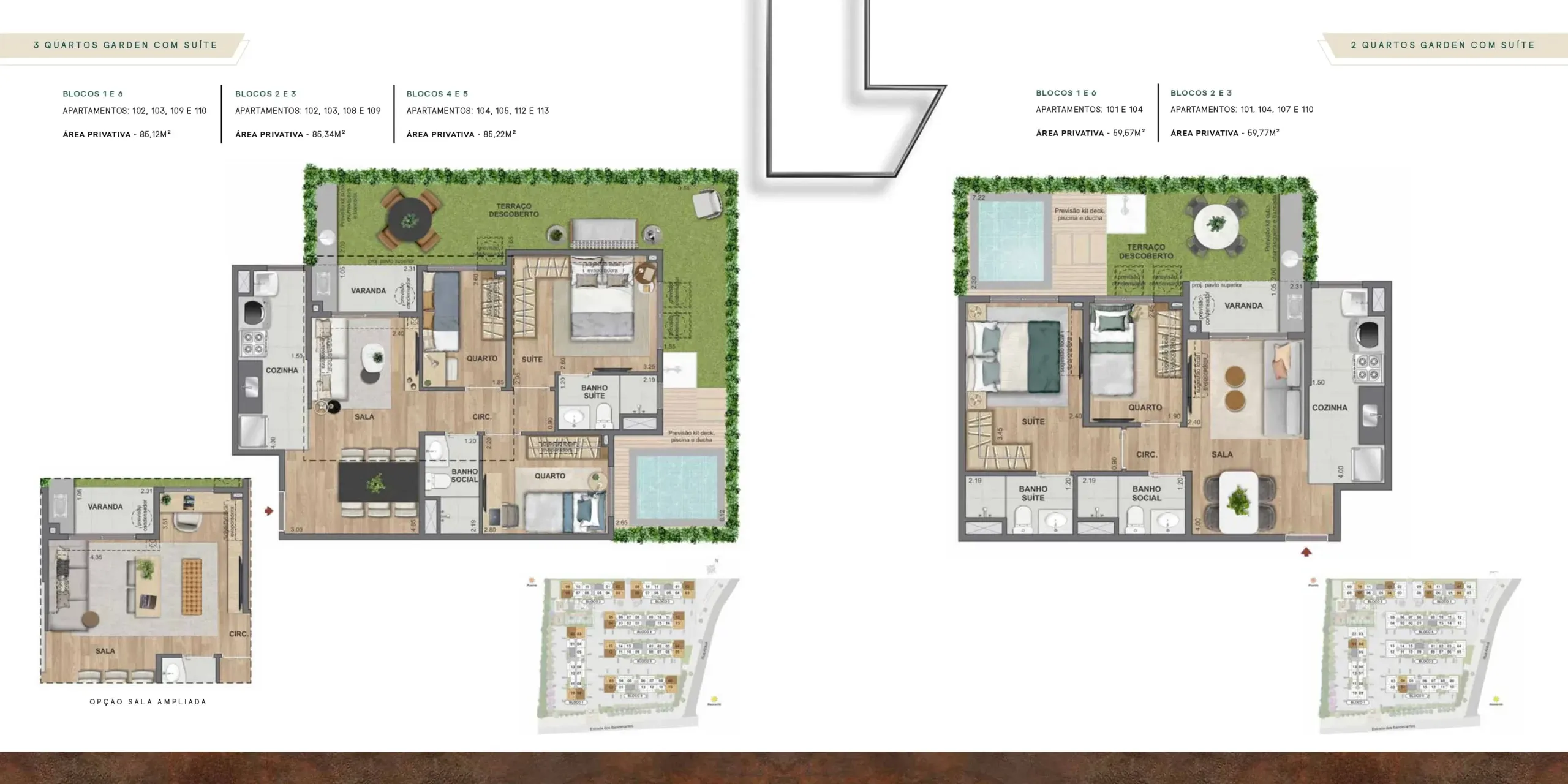 Plantas Garden Living Vista Parque